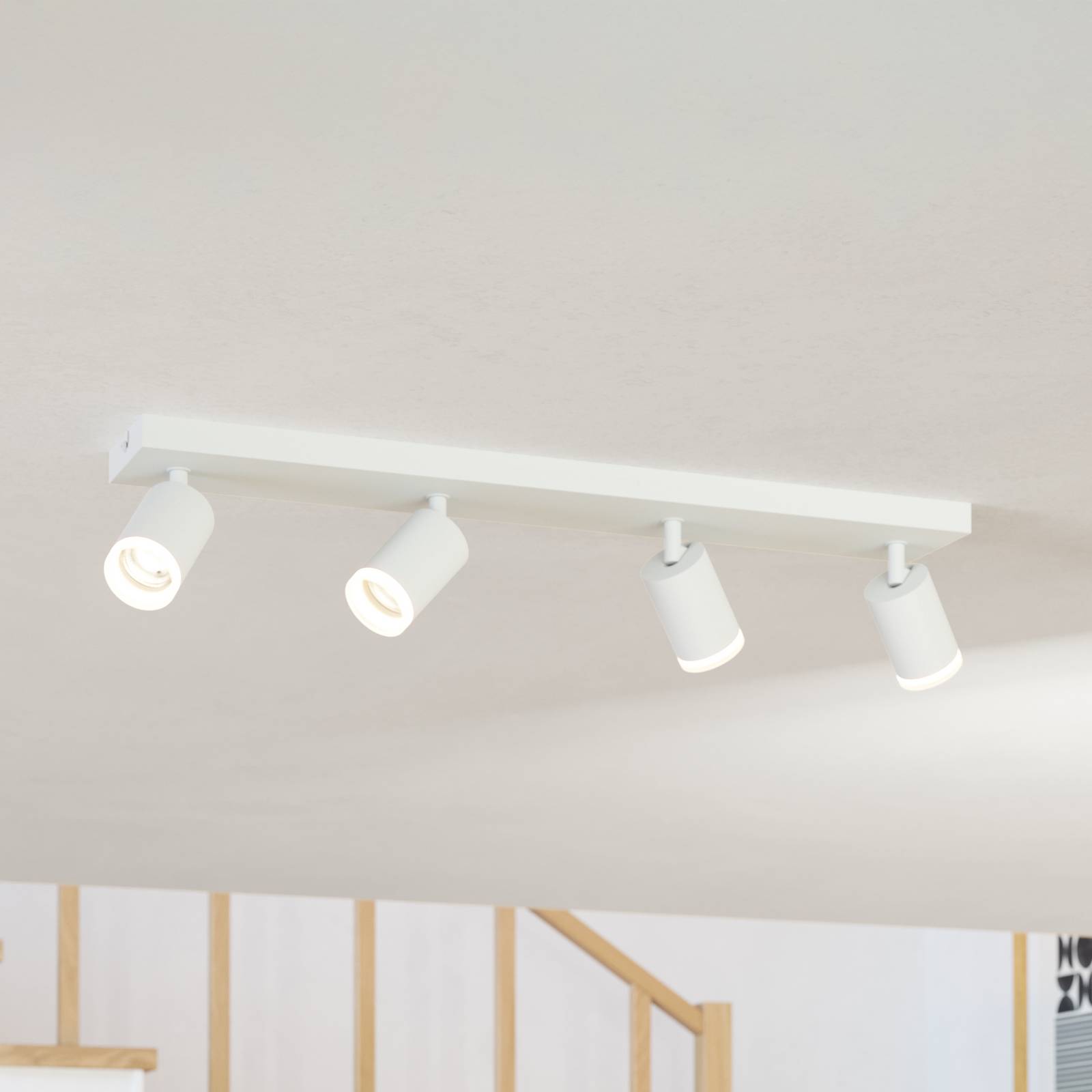 EGLO connect Smart-LED-Spot Melitello-Z, 4-flg., weiß günstig online kaufen