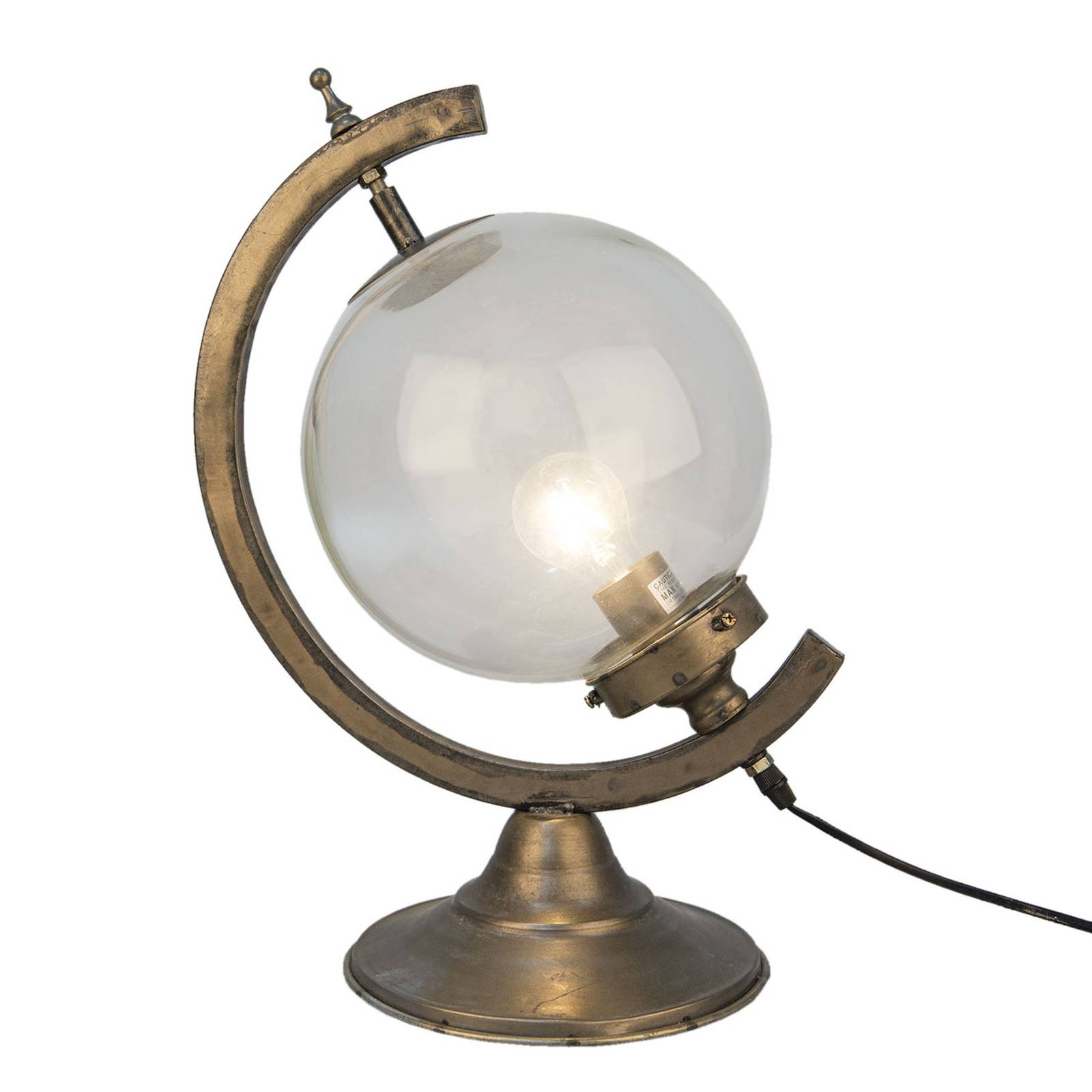 Lampe à poser 560, forme de globe ancien