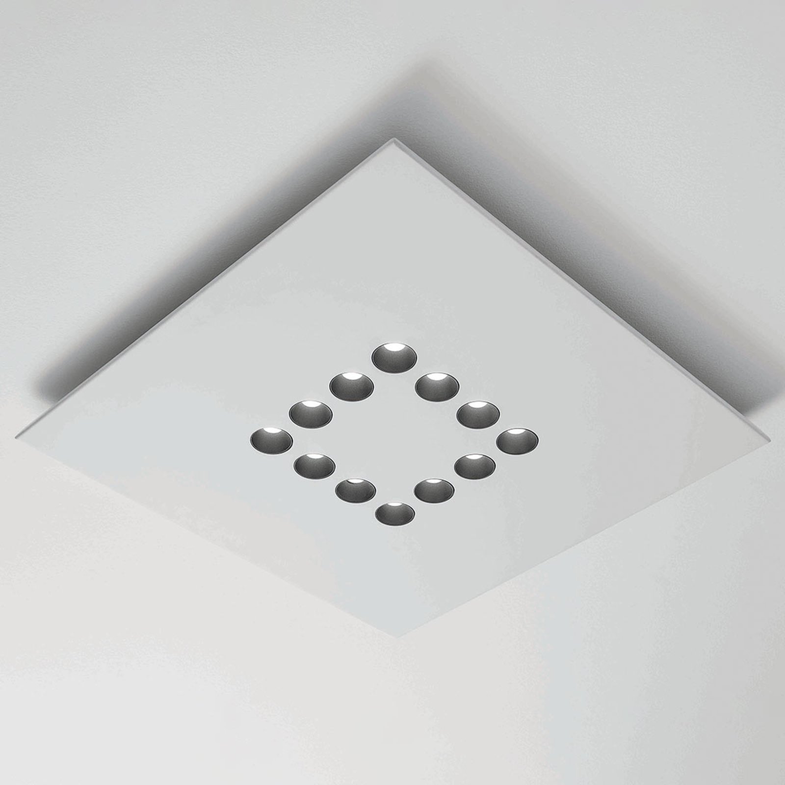 ICONE Confort LED-loftslampe i moderne hvid