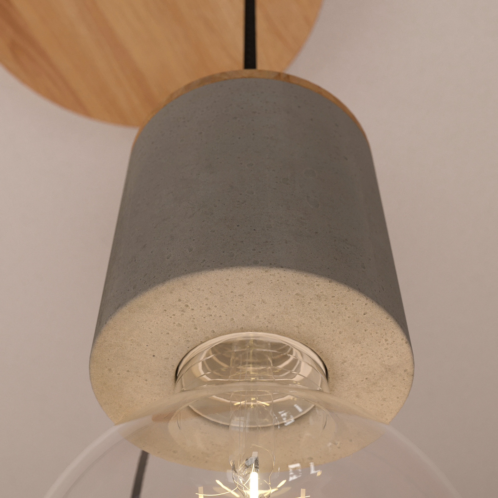 Envolight Jasper hanging light, 3-bulb, circular