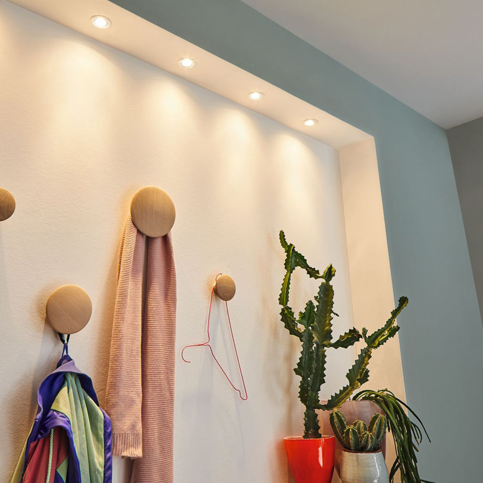 Paulmann Nova mini recessed spotlight 3 swivelling