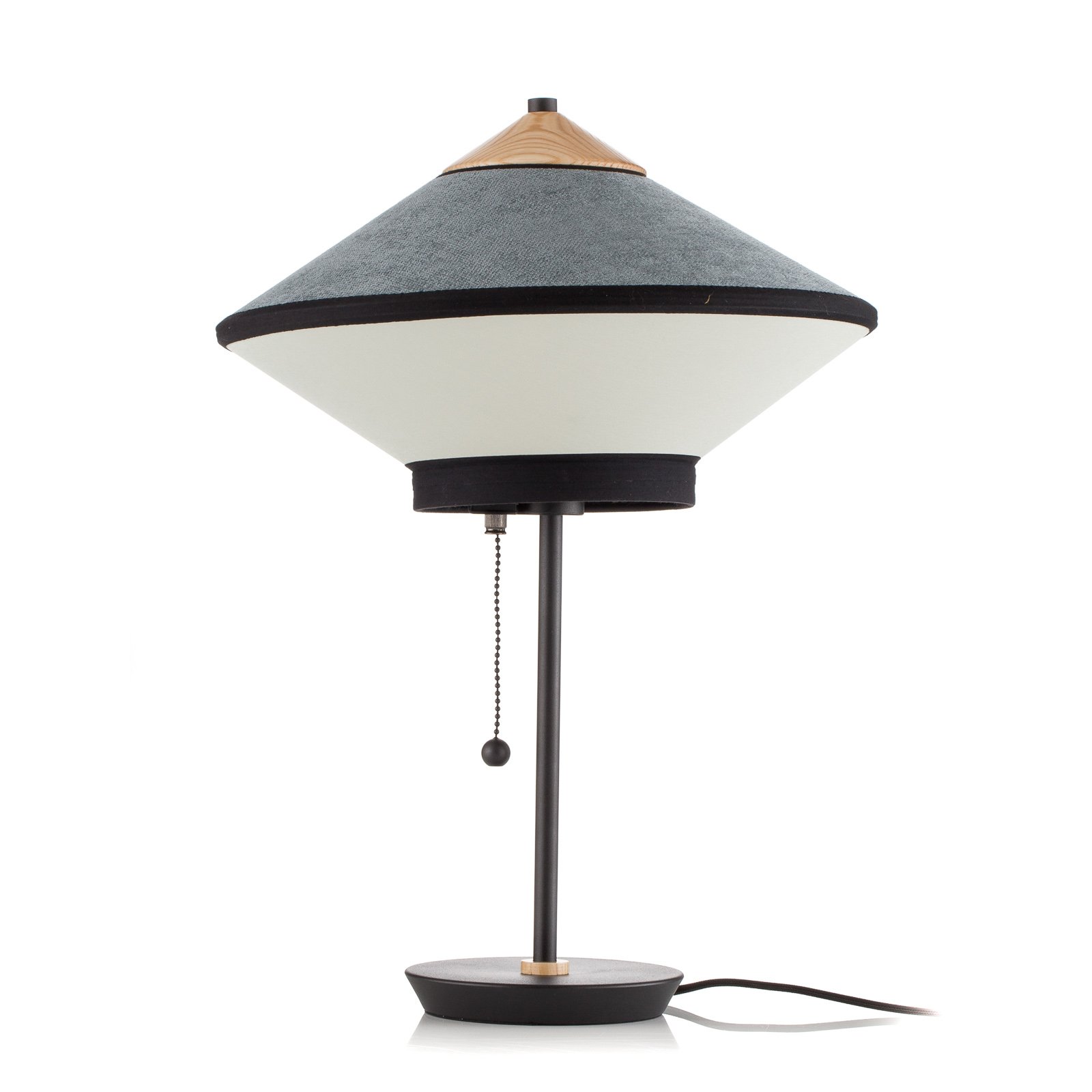 Forestier Cymbal S table lamp, Atlantic blue