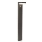 Chioma LED Célula Solar Candeeiro de Jardim W/Sensor Dark Grey - Lindby