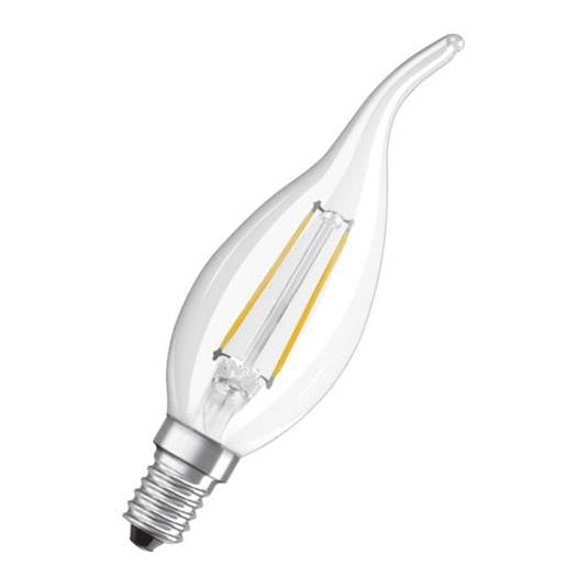 OSRAM Classic B LED-Lampe E14 2,5W 2.700K Windstoß