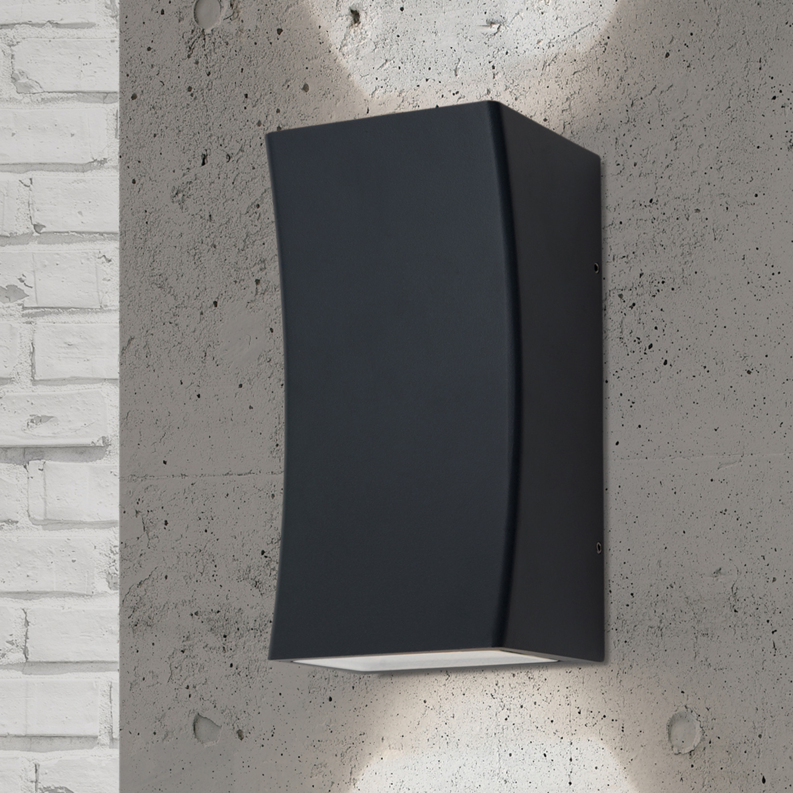 Asha - LED āra sienas lampa antracīta krāsā