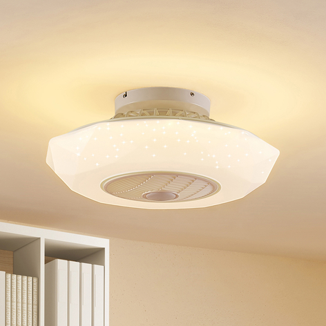 Lindby Elima LED-takfläkt