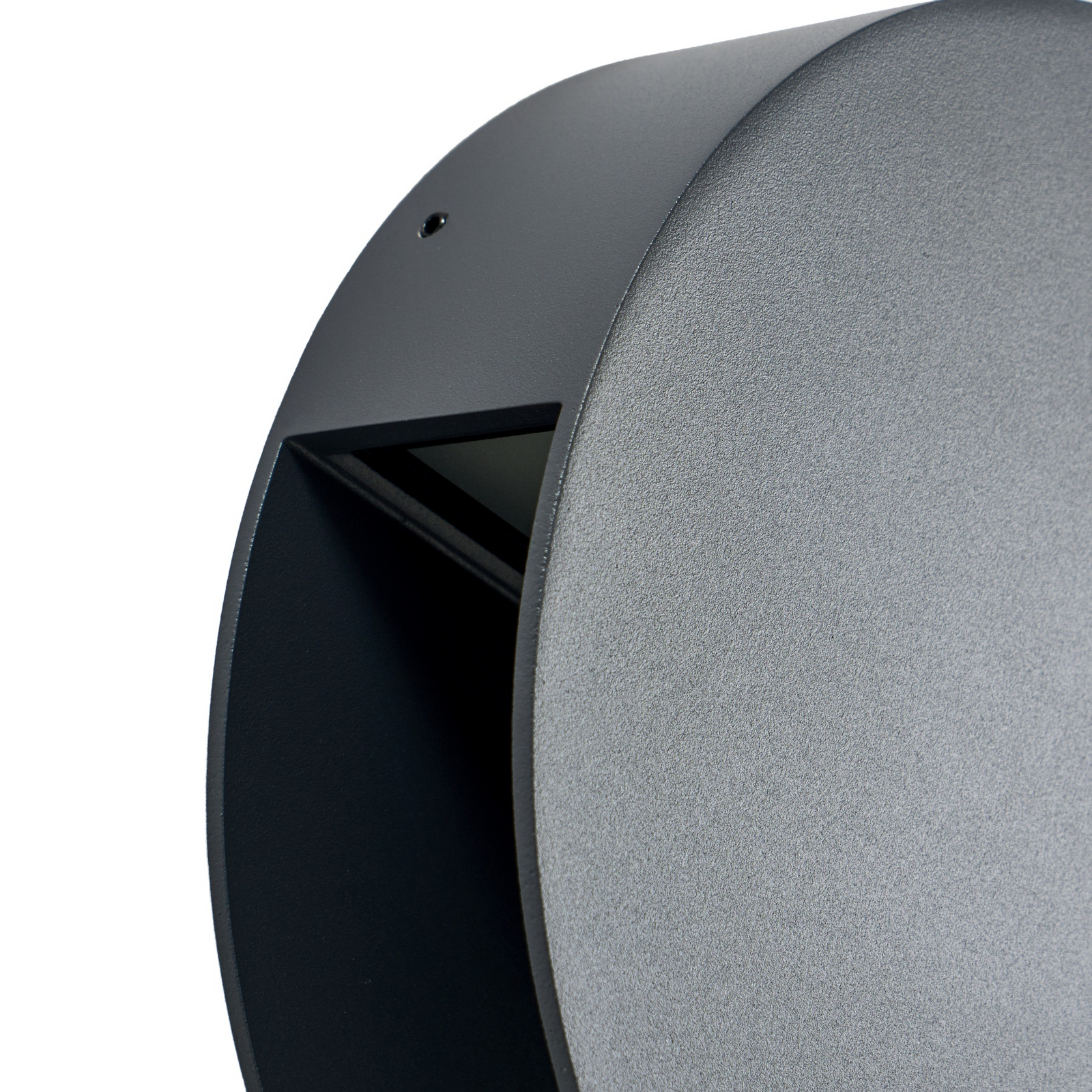 Advero LED vanjska zidna svjetiljka, IP44, CCT, kućni broj, antracit - Lucande