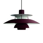 PH 5 Lámpara Colgante Monochrome Burgundy - Louis Poulsen