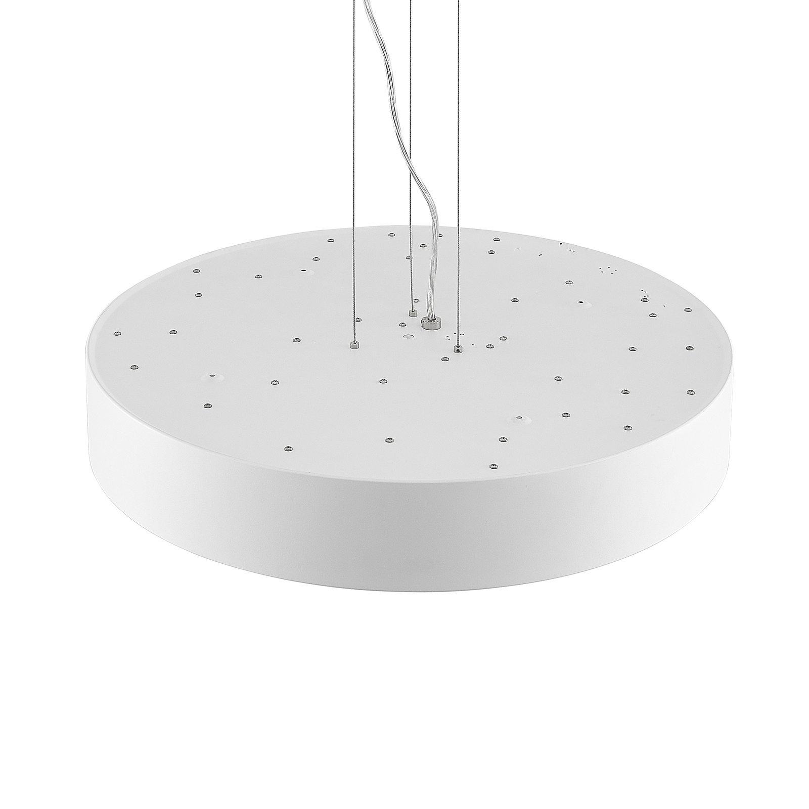 Noabelle LED hanging light, Ø 60 cm, white, metal - Arcchio