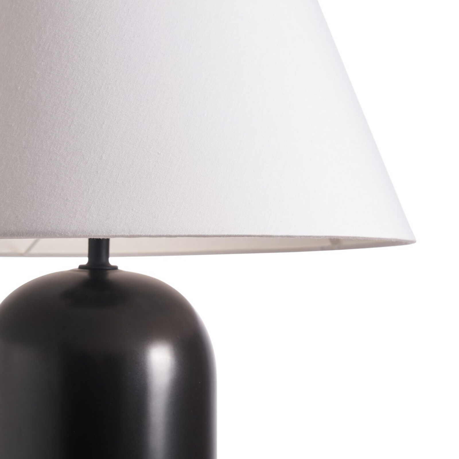 Pauleen-pöytävalaisin MYSTIC SHINE, valkoinen/musta, korkeus 45 cm