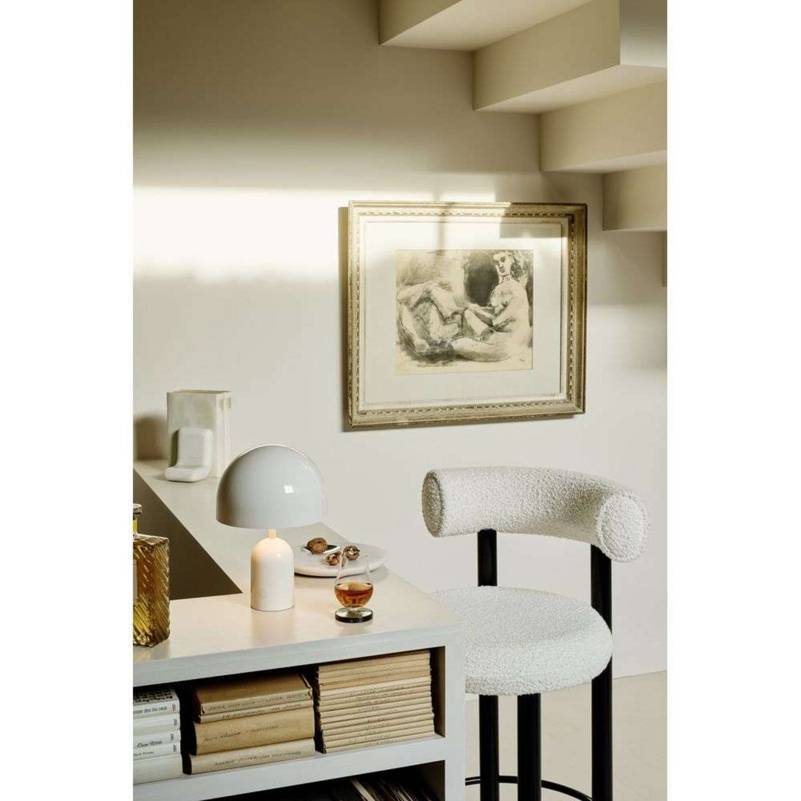 Bell Portable Veioză H28 IP44 White - Tom Dixon