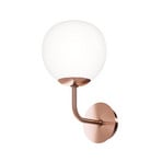 Maytoni applique Erich, ottone rosé, vetro/metallo, 1 luce.