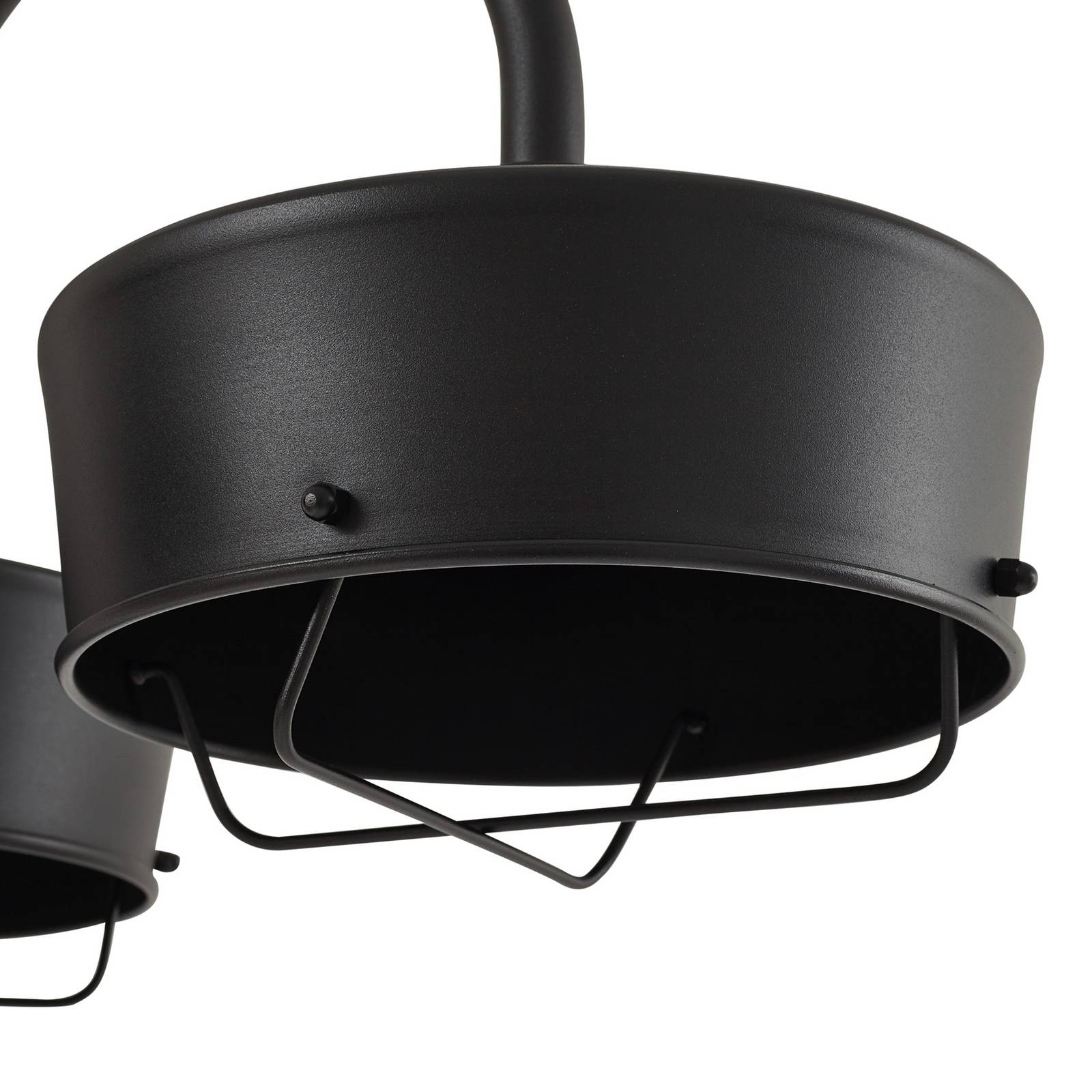 Lampa zewnętrzna LED Prios Thorus, 204 cm, czarna, 3-punktowa, IP44