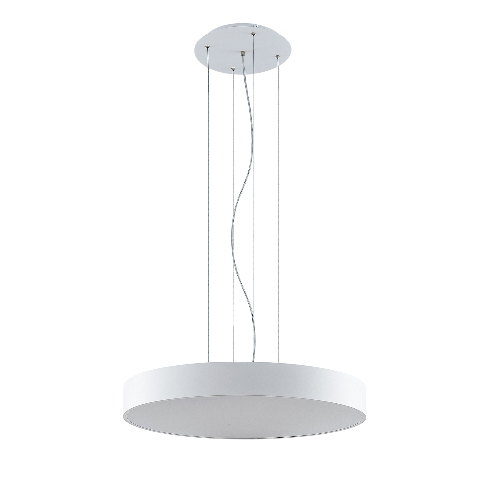 Arcchio Noabelle lampa wisząca LED, biała, 80 cm