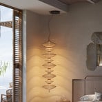 Bover LED pendant light Yuyun S/9C, dimmable 0-10V, beige