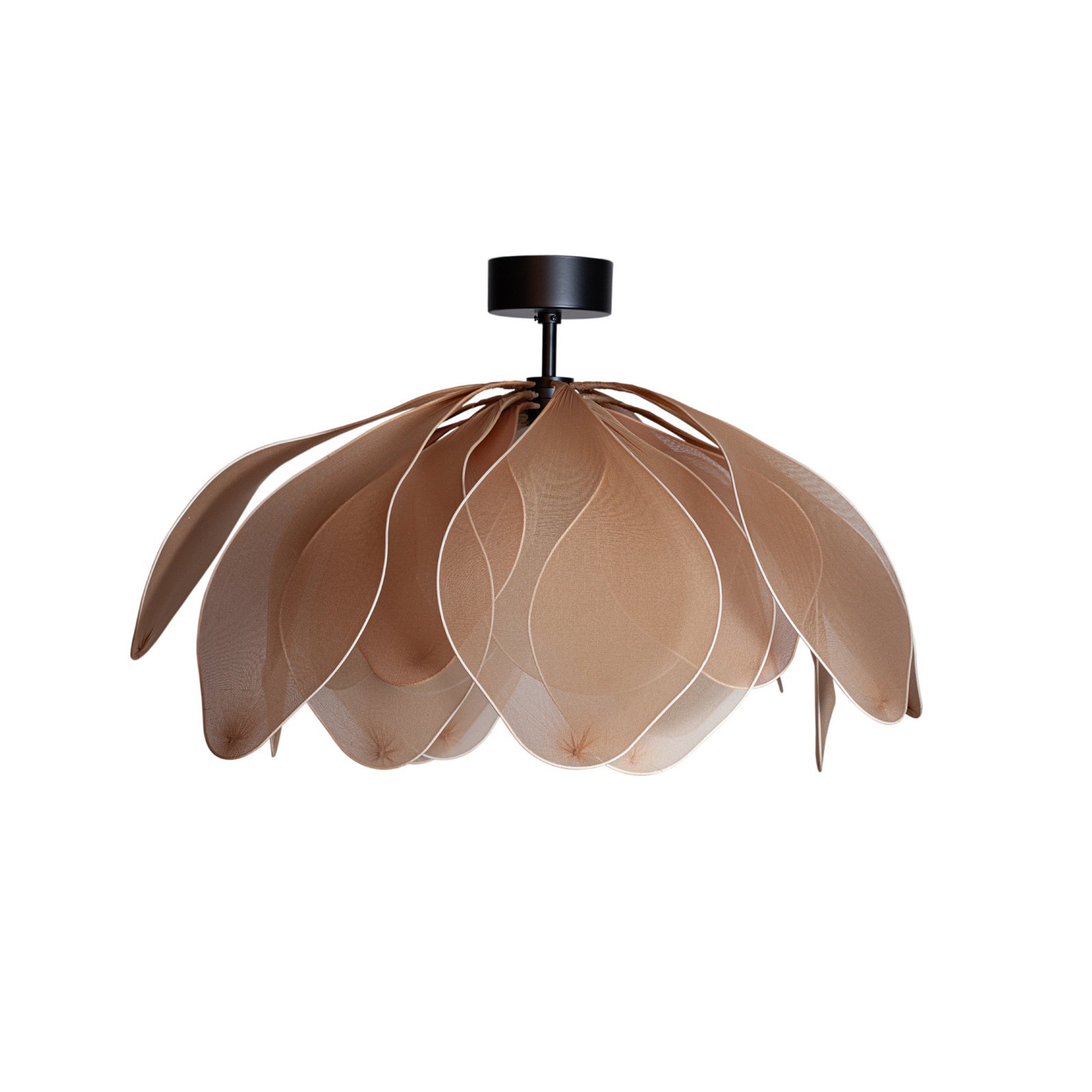 By Rydens Deckenleuchte Lou Lou, natur, Ø 80 cm, Textil