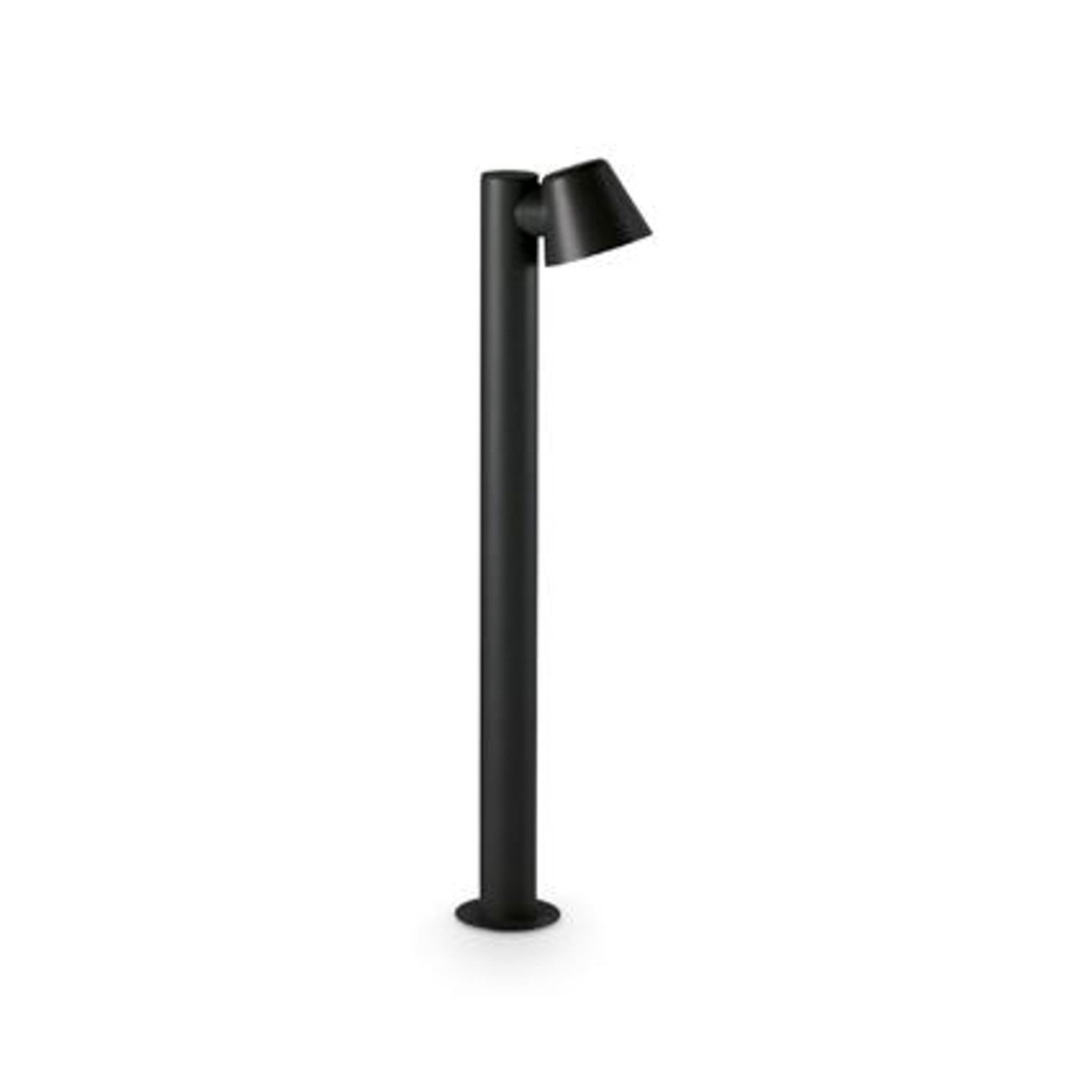 Ideal Lux plinska luč za pot, črna, aluminij, višina 80 cm