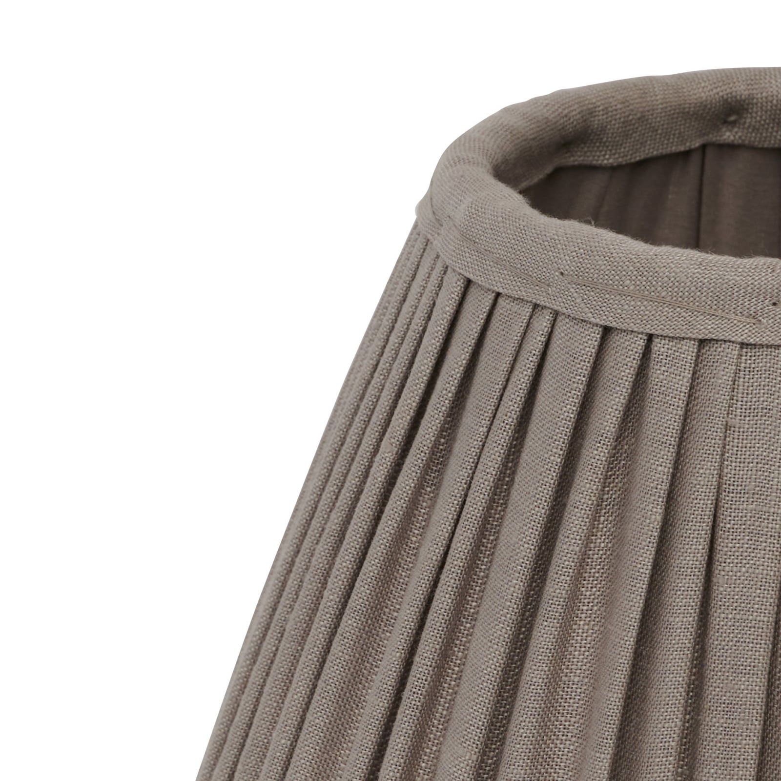 Abajura Ella, siva, Ø 20 cm, lan - Watt &amp; Veke