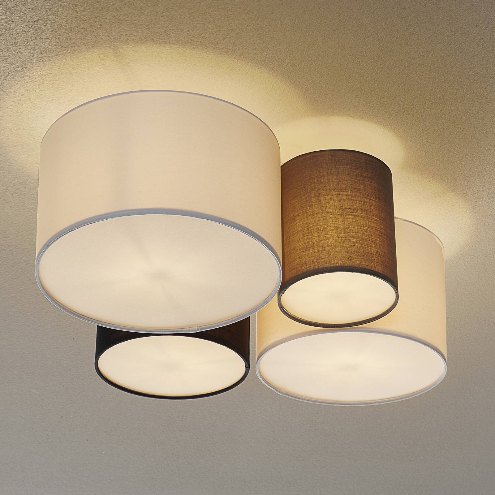 Design mennyezeti lámpa többszínű 4-lámpás - Sectos