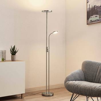 LED Stehlampe Milow Lampenwelt Wohnzimmer Leseleuchte Stehleuchte Weiß Modern 