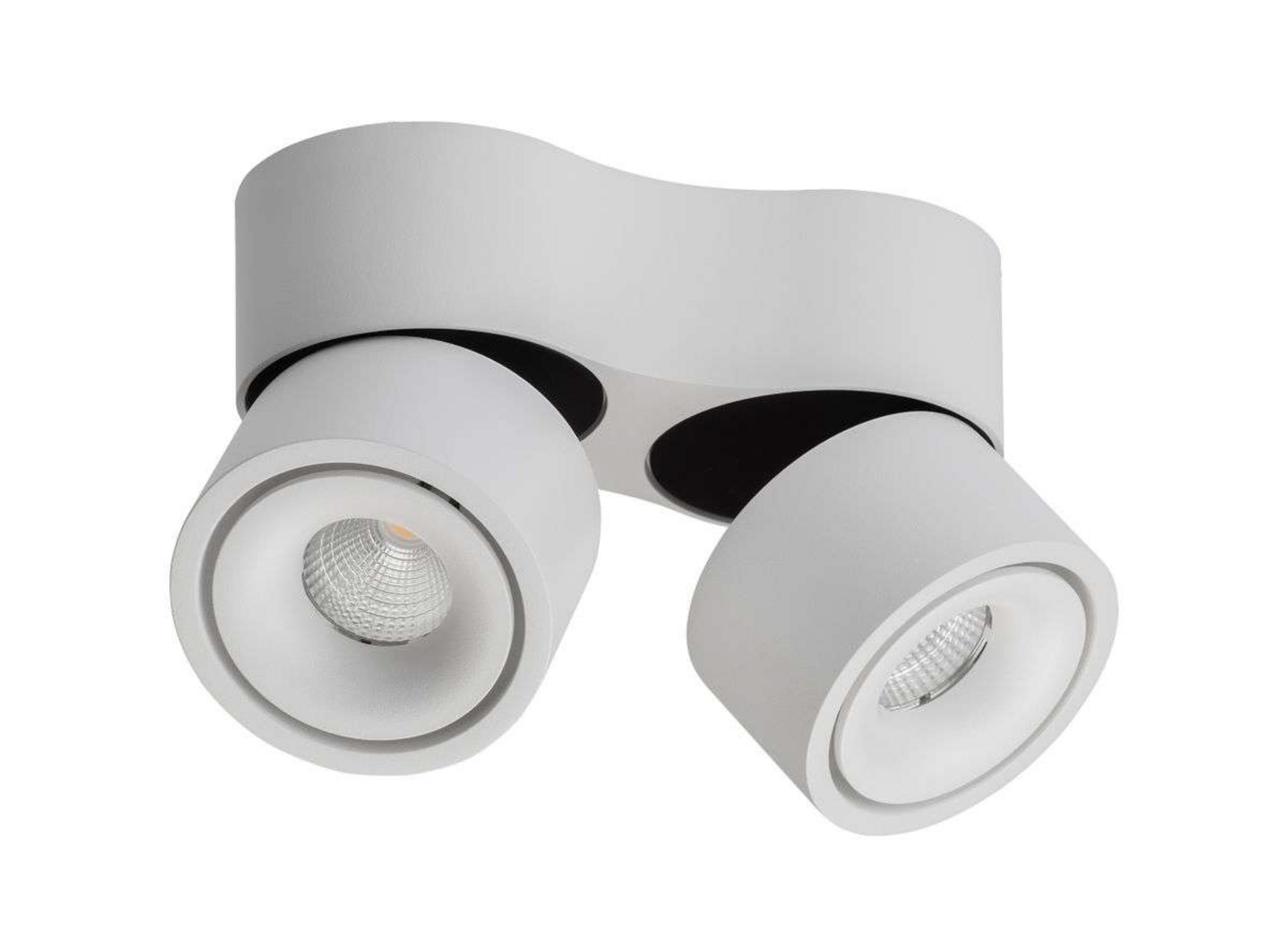 Easy Mini Double W275 plafoniera LED 2700K, bianca - Antidark