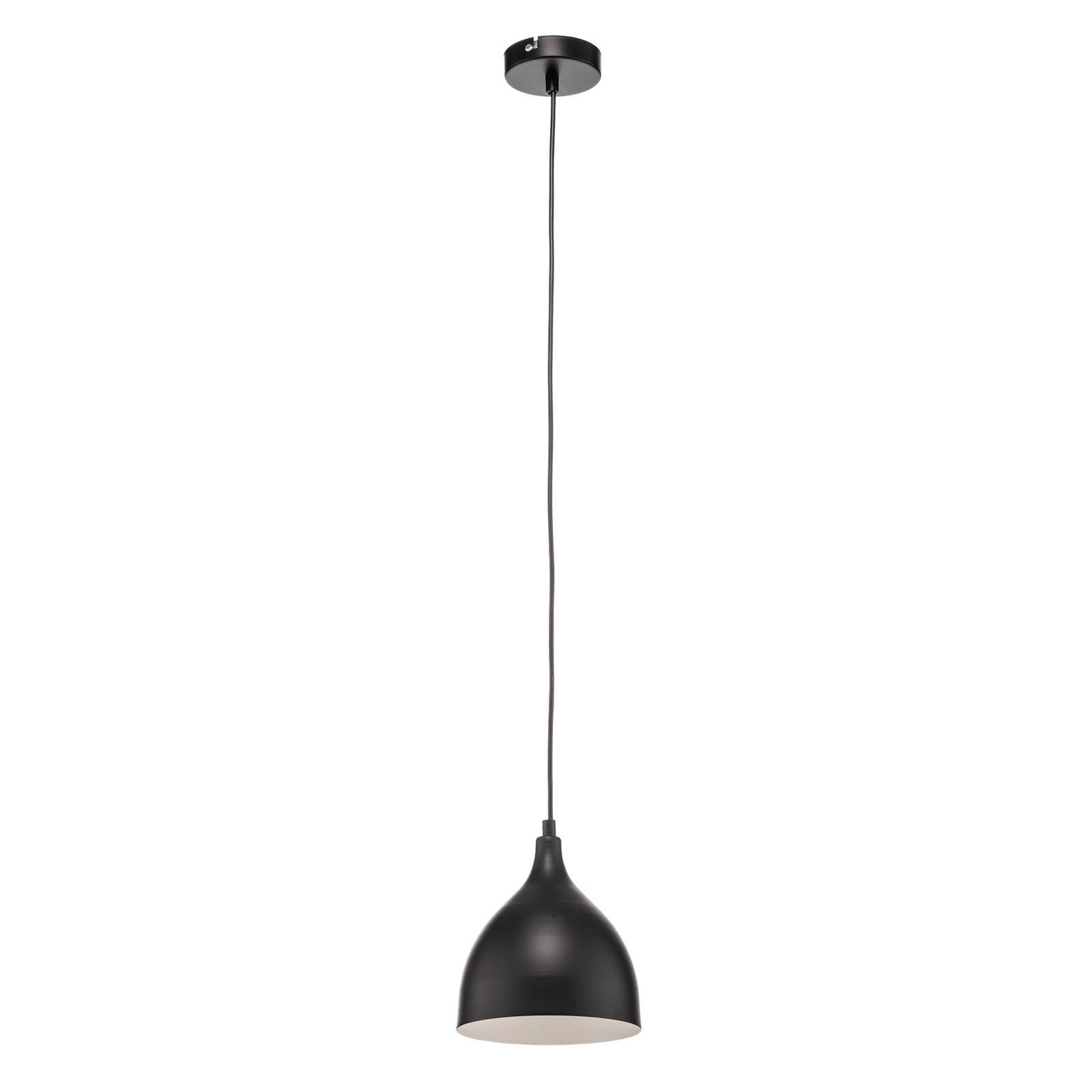 Pendelleuchte Nanu aus Metall schwarz einflammig