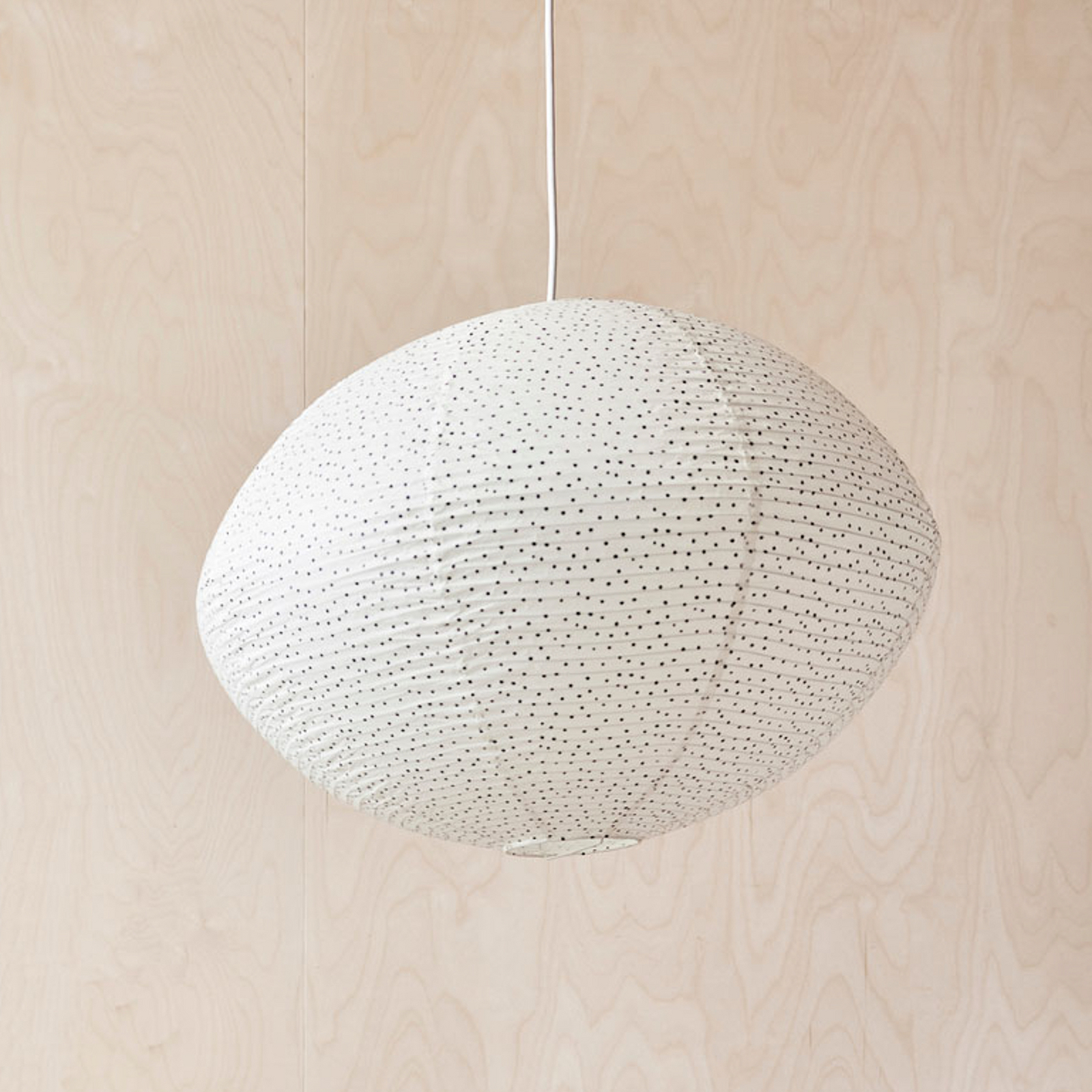 Moyo Lampenschirm, weiß/Punkte, Ø 41 cm - OYOY Living Design