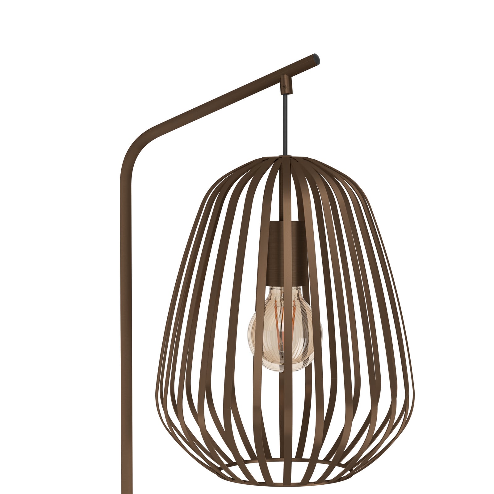 Lampa podłogowa Espinal, szczotkowany brąz, wysokość 170 cm, metal E27 Lampa podłogowa Espinal, szczotkowany brąz, wysokość 170 cm, metal E27