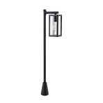 Siveta 1 Lampadaire de Parc H100 Noir - Lucande