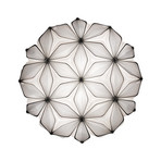 C'EST LA VIE Deckenlampe, schwarz, Ø 47 cm, 2-flg. - Slamp