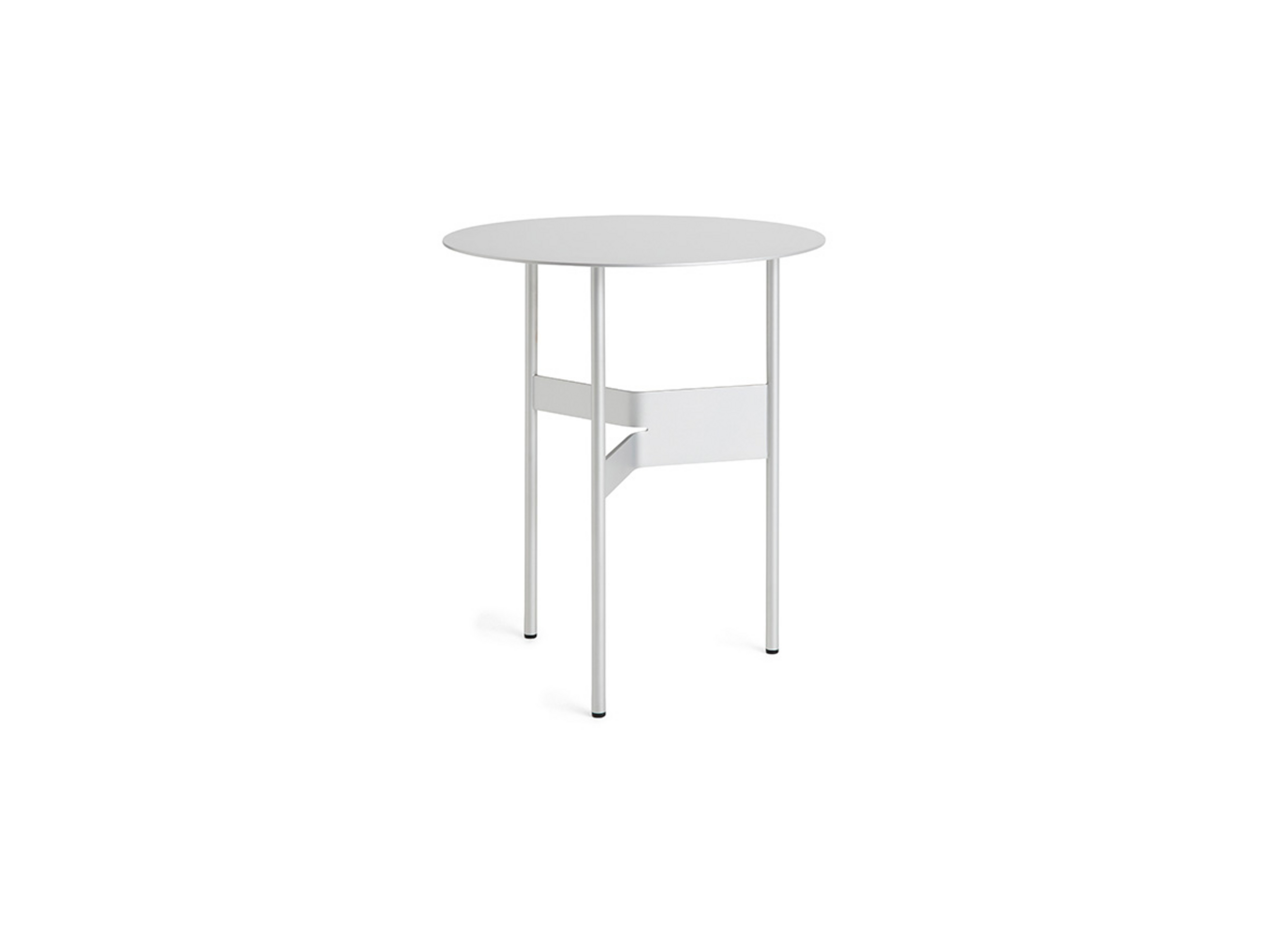 Shim Side Table/Sofa Table Ø45xH51 Silver Grey - Hay