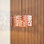 Lucande pendant light Aeloria, copper, Ø 45 cm, iron, E27