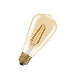 OSRAM LED Vintage 1906 Edison, dorado, E27, 7,2 W, 824, atenuable.