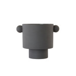 Vaso para plantas Inka Kana, antracite, 23 cm - OYOY Living Design