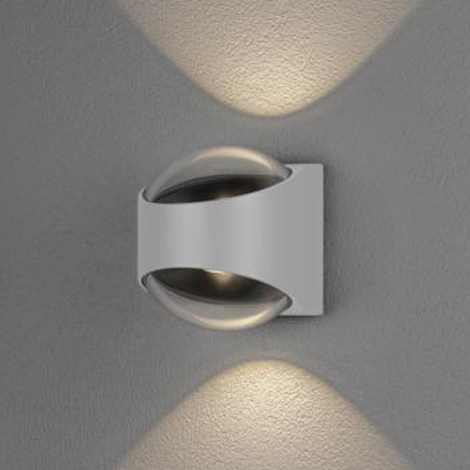 LED kültéri fali lámpa Bitonto 2 izzós fehér
