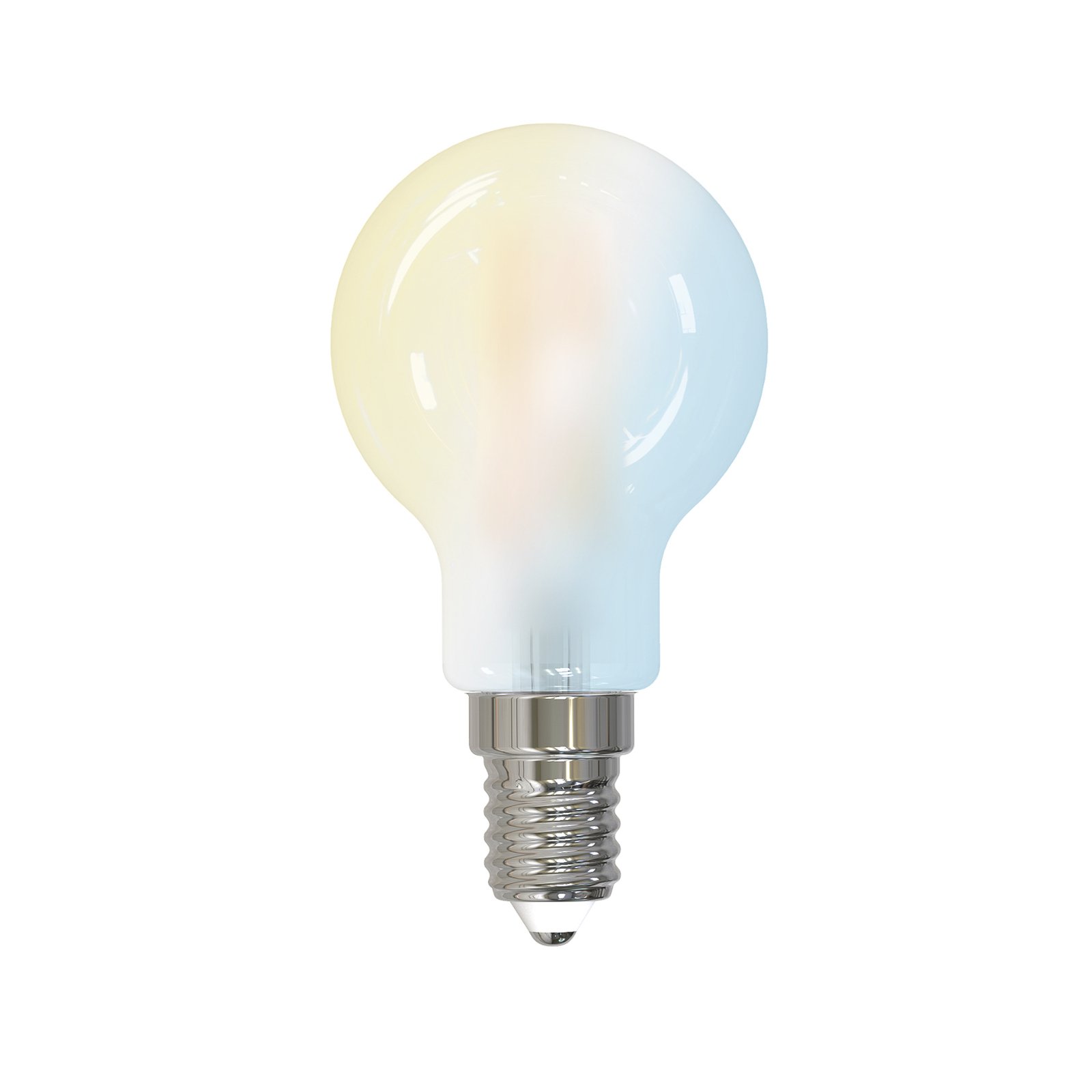 LUUMR Smart teardrop LED bulb, set of 3, E14, 4.2W, matt, Tuya
