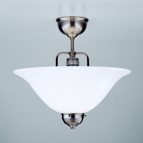 Nikkel plafondlamp ROSA, handgemaakt
