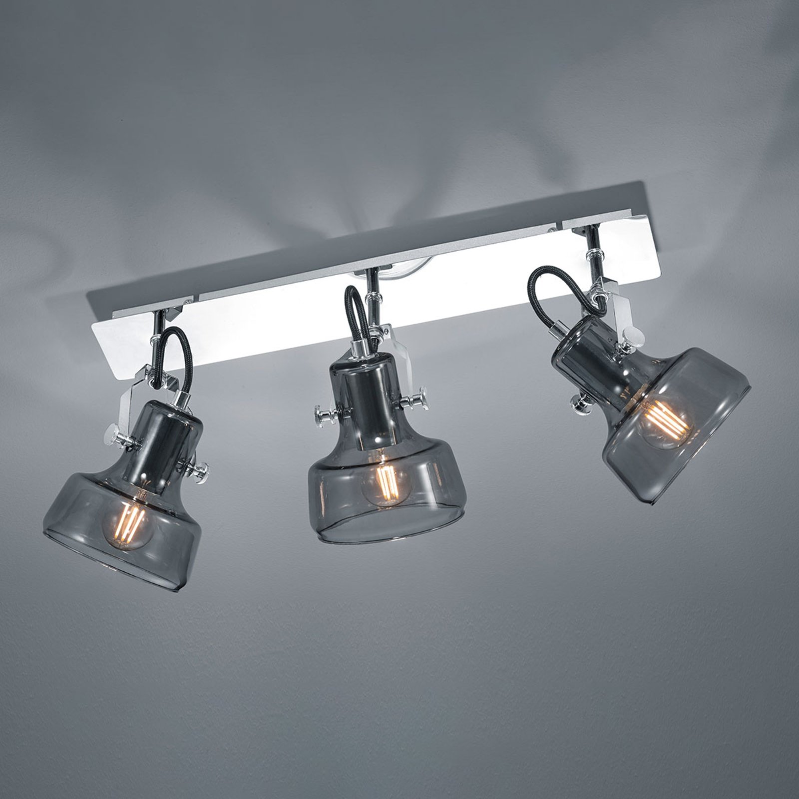 Plafondlamp Kolani met drie lampjes