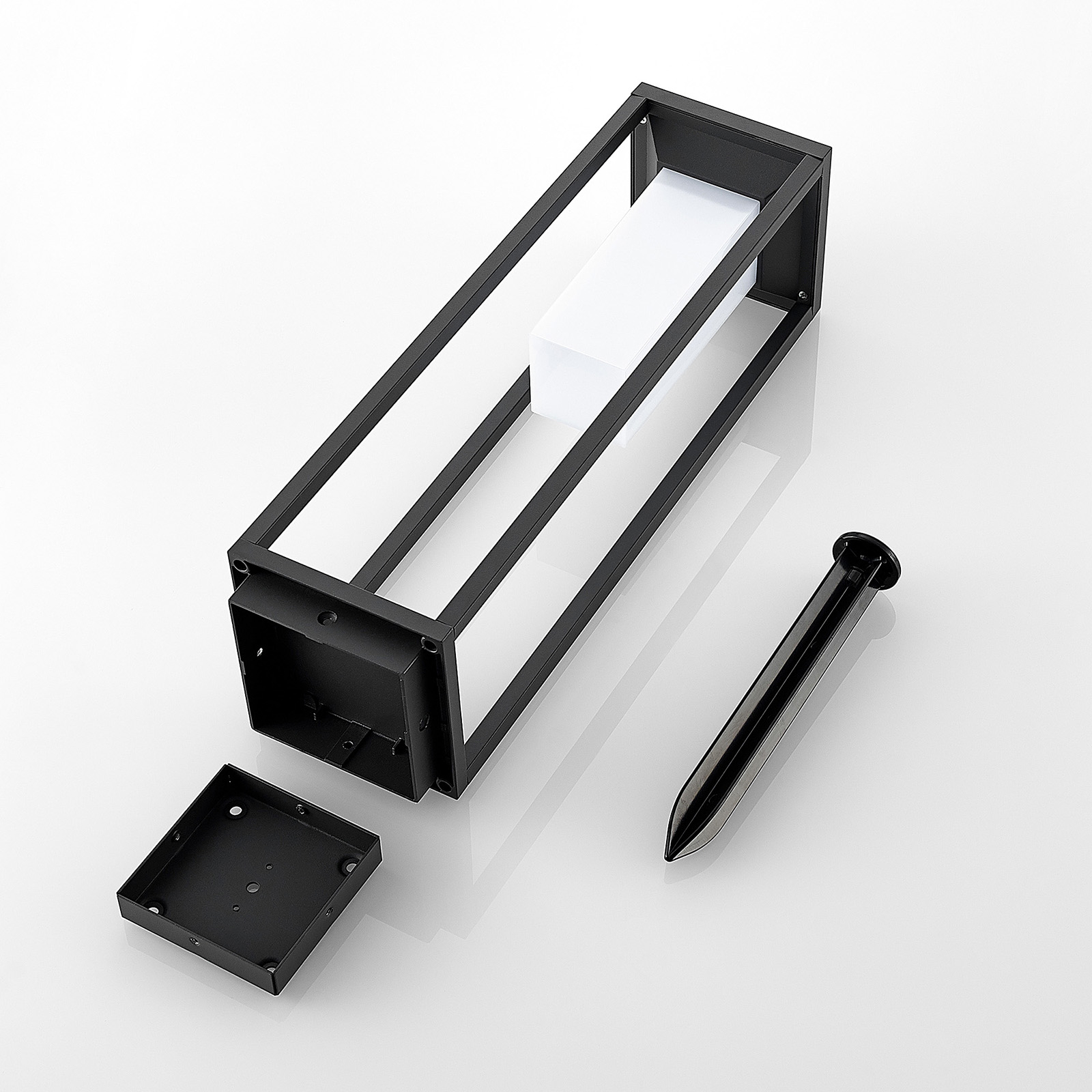 Eliel Lámpara solar IP54 Graphite - Lucande