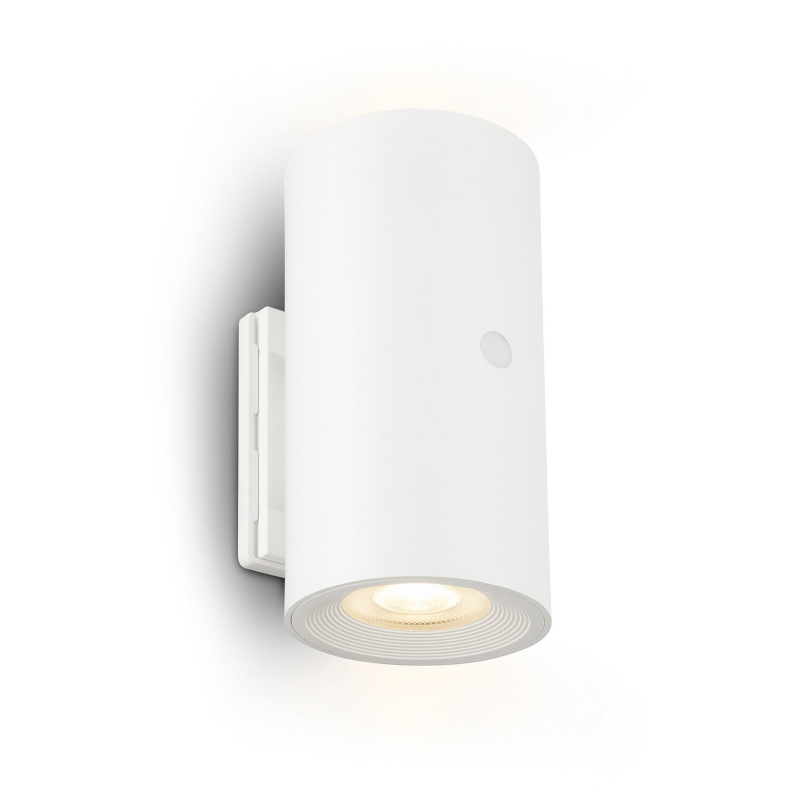 LED akumulátorové nástěnné světlo Isy, matná bílá, plast, 3 000 K