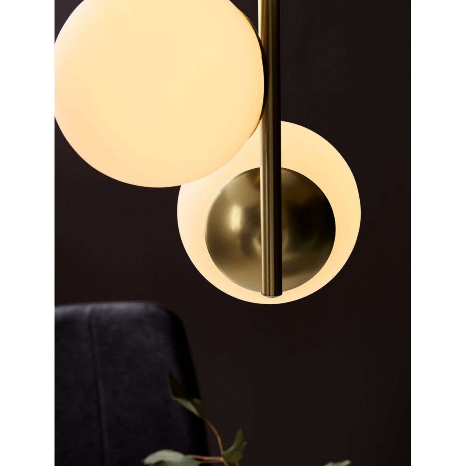 Lilly Candeeiro Suspenso Brass/Opal - Nordlux