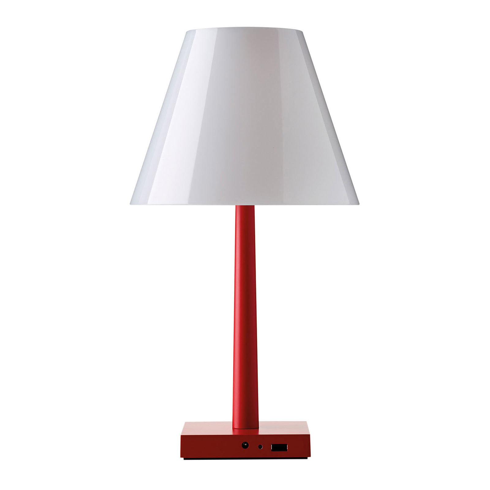 Candeeiro de mesa recarregável Rotaliana Dina T1 LED vermelho