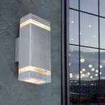 Focus outdoor wall light, stainless steel