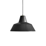 Workshop W4 Pendelleuchte, matt schwarz, E27 - Made By Hand