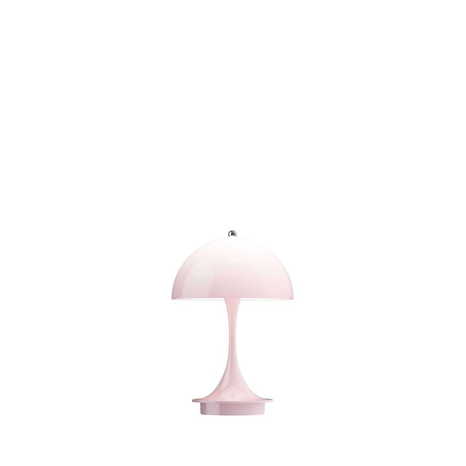 Panthella 160 Portable Table Lamp V3 Opal Pale Rose - Louis Poulsen