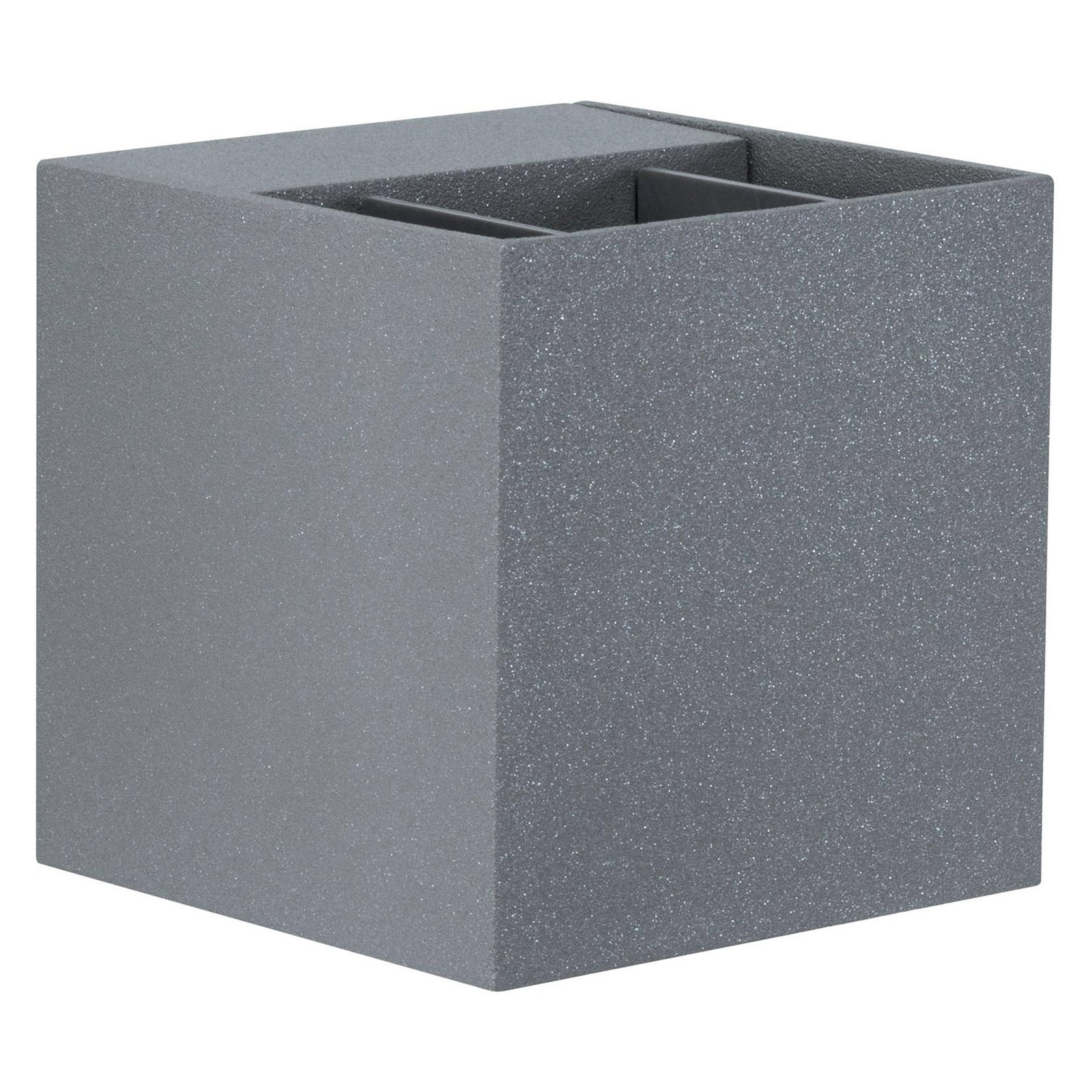 Cybo Außenwandleuchte 8x8 cm Grau 2.700 K - Paulmann
