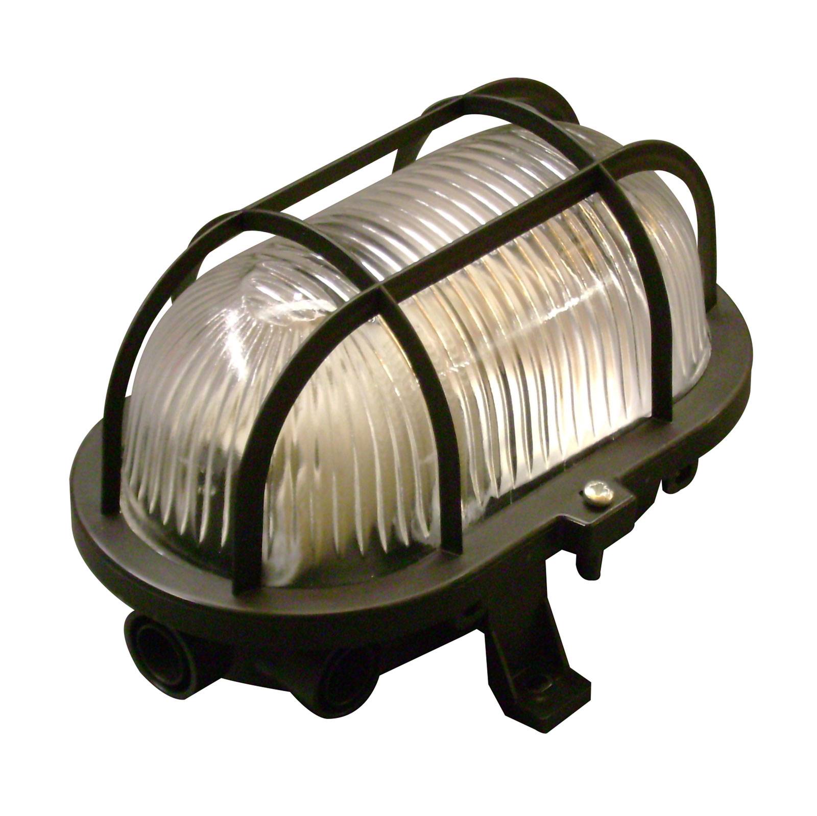 Müller-Licht Væglampe Basic Oval sort