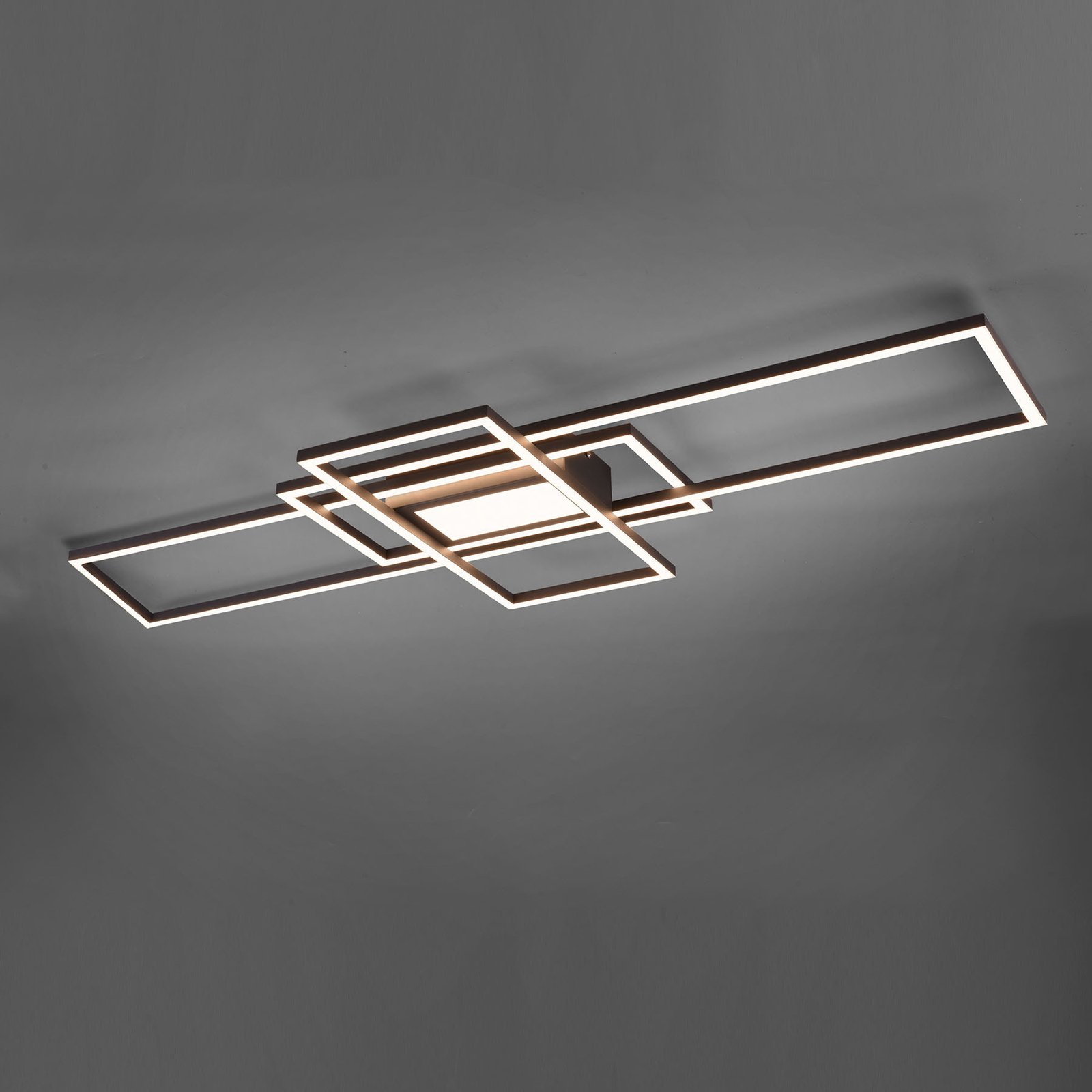 Plafón LED Irvine 3.000-6.500 K, antracita
