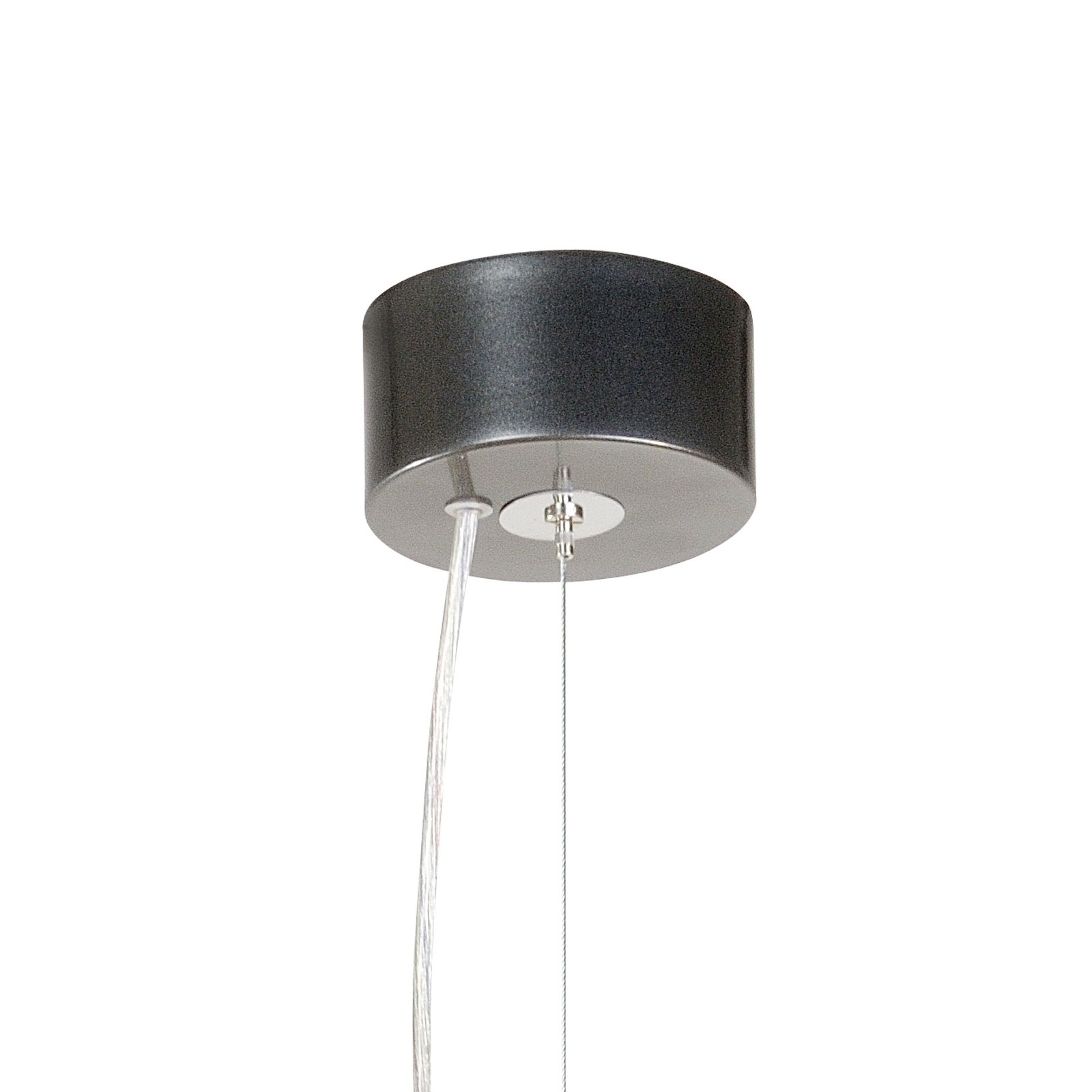 Lampa wisząca Vento, antracyt, Ø 50 cm
