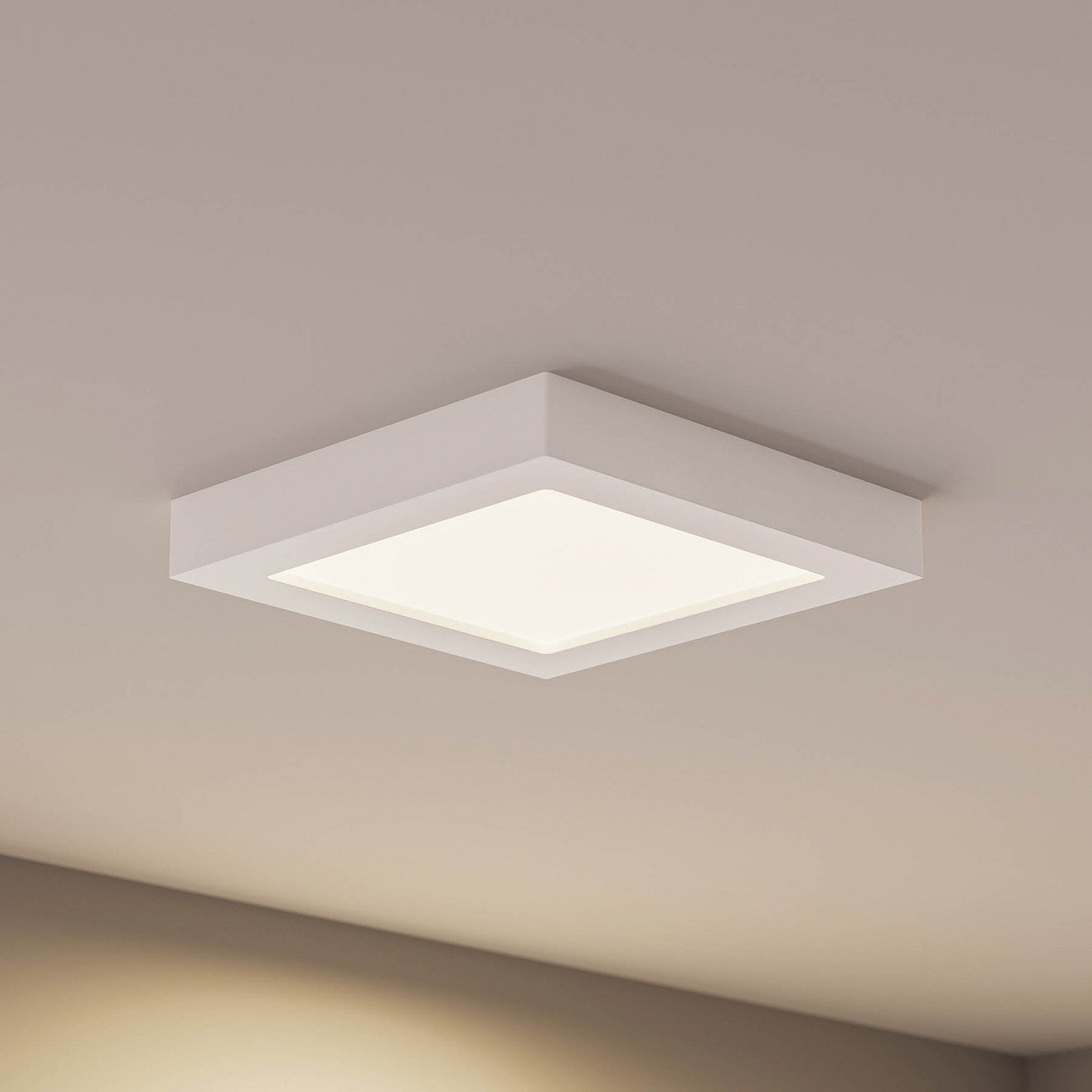 Plafonieră cu LED Prios Alette alb 227 cm 24 W reglabilă - Baie - modern - Metal